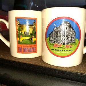 The Grand hotel collection mugs(2)